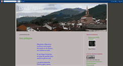 Desktop Screenshot of desdealajar.blogspot.com