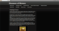 Desktop Screenshot of diseases-of-women.blogspot.com
