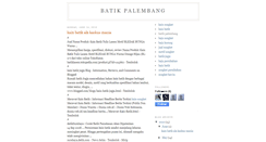 Desktop Screenshot of batikpalembang.blogspot.com