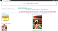 Desktop Screenshot of jennieskraftyplace.blogspot.com