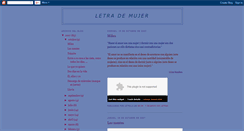 Desktop Screenshot of letrademujer.blogspot.com