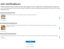 Tablet Screenshot of oleh-olehkhasbatam.blogspot.com