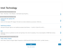 Tablet Screenshot of inteltechnologyforu.blogspot.com