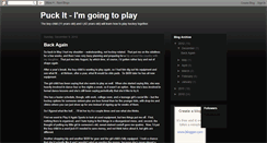 Desktop Screenshot of beginninghockey.blogspot.com