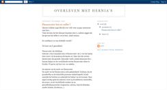 Desktop Screenshot of overleven-met-hernia.blogspot.com