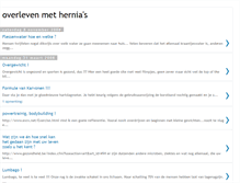 Tablet Screenshot of overleven-met-hernia.blogspot.com