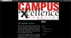 Desktop Screenshot of campusxcellencemag.blogspot.com