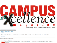 Tablet Screenshot of campusxcellencemag.blogspot.com