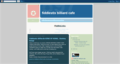 Desktop Screenshot of fiddlestixbilliards.blogspot.com