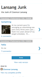 Mobile Screenshot of clarencelansang.blogspot.com