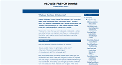 Desktop Screenshot of lowesfrenchdoors.blogspot.com