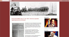 Desktop Screenshot of mensajerodelrio.blogspot.com