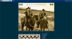 Desktop Screenshot of danddlivestock.blogspot.com