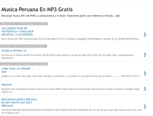Tablet Screenshot of musicaperuanamp3.blogspot.com