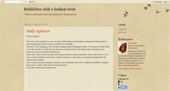 Desktop Screenshot of fashionbabblebox.blogspot.com