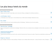 Tablet Screenshot of lesplusbeauxhotels.blogspot.com