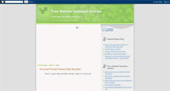 Desktop Screenshot of freewebsitetemplatesarticles.blogspot.com