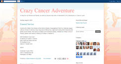 Desktop Screenshot of crazycanceradventure.blogspot.com