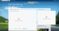 Desktop Screenshot of casanuevadalaw.blogspot.com