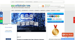 Desktop Screenshot of eeeinterviewtips.blogspot.com