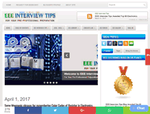 Tablet Screenshot of eeeinterviewtips.blogspot.com