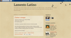 Desktop Screenshot of lamentolatino.blogspot.com