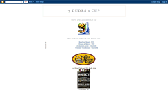 Desktop Screenshot of 3dudes1cup.blogspot.com