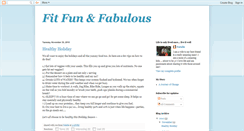 Desktop Screenshot of fitfunandfabulous.blogspot.com