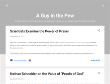 Tablet Screenshot of aguyinthepew.blogspot.com