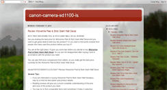 Desktop Screenshot of canon-camera-sd1100-is.blogspot.com