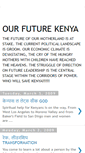 Mobile Screenshot of ourfuturekenya.blogspot.com