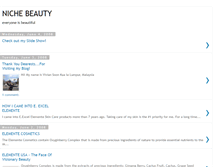 Tablet Screenshot of nichebeauty.blogspot.com