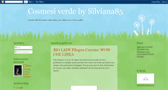 Desktop Screenshot of cosmesiverdebysilviana85.blogspot.com