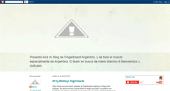 Desktop Screenshot of fingerboardamerica.blogspot.com