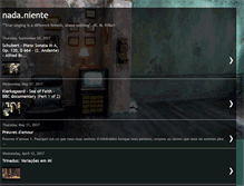 Tablet Screenshot of nadanientenadaniente.blogspot.com
