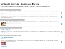 Tablet Screenshot of nossaumbandaquerida.blogspot.com