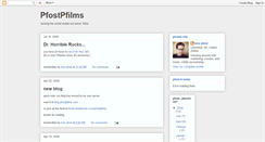 Desktop Screenshot of pfostpfilms.blogspot.com