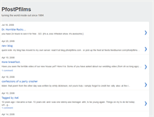 Tablet Screenshot of pfostpfilms.blogspot.com