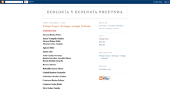 Desktop Screenshot of ecologiaprofunda.blogspot.com