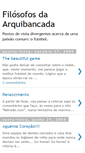 Mobile Screenshot of filosofosdaarquibancada.blogspot.com