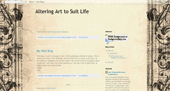 Desktop Screenshot of alteringarttosuitlife.blogspot.com