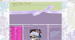 Desktop Screenshot of emilys-stitch-in-waiting.blogspot.com