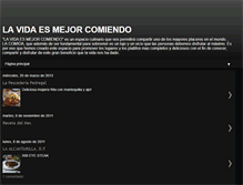 Tablet Screenshot of lavidaesmejorcomiendo.blogspot.com