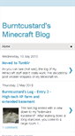 Mobile Screenshot of burntcustardsminecraft.blogspot.com