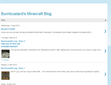 Tablet Screenshot of burntcustardsminecraft.blogspot.com