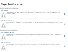Tablet Screenshot of profilesplayersoccer.blogspot.com