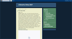 Desktop Screenshot of lifeworkschina2007.blogspot.com
