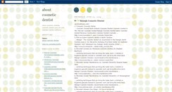 Desktop Screenshot of aboutcosmeticdentist.blogspot.com