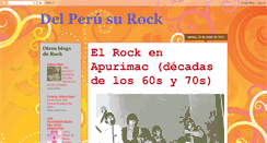 Desktop Screenshot of delperusurock.blogspot.com