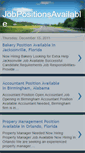 Mobile Screenshot of jobpositionsavailable.blogspot.com